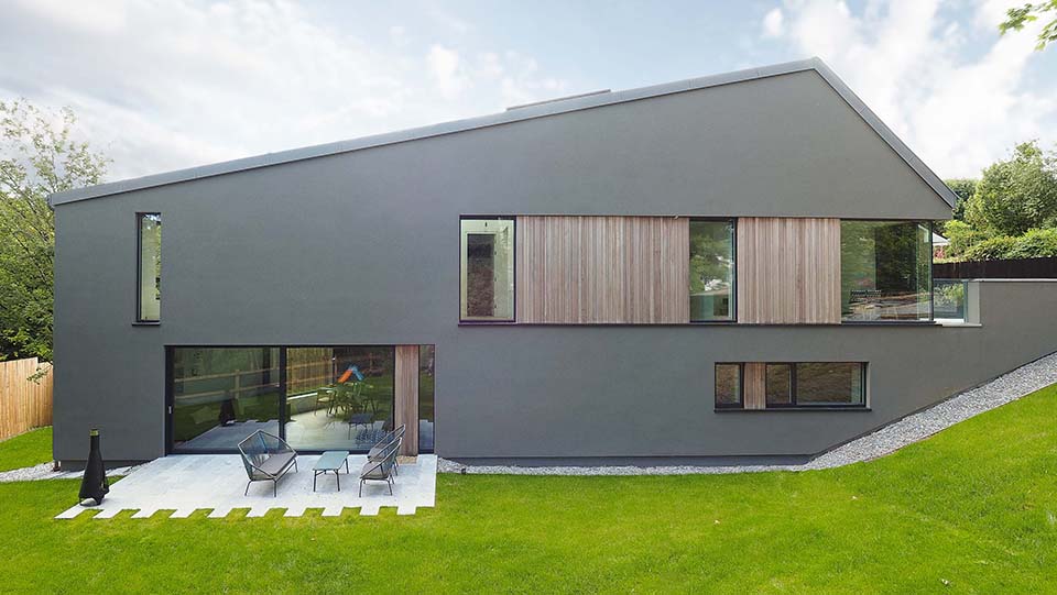 Get inspired by these homes finished with coloured render er UK